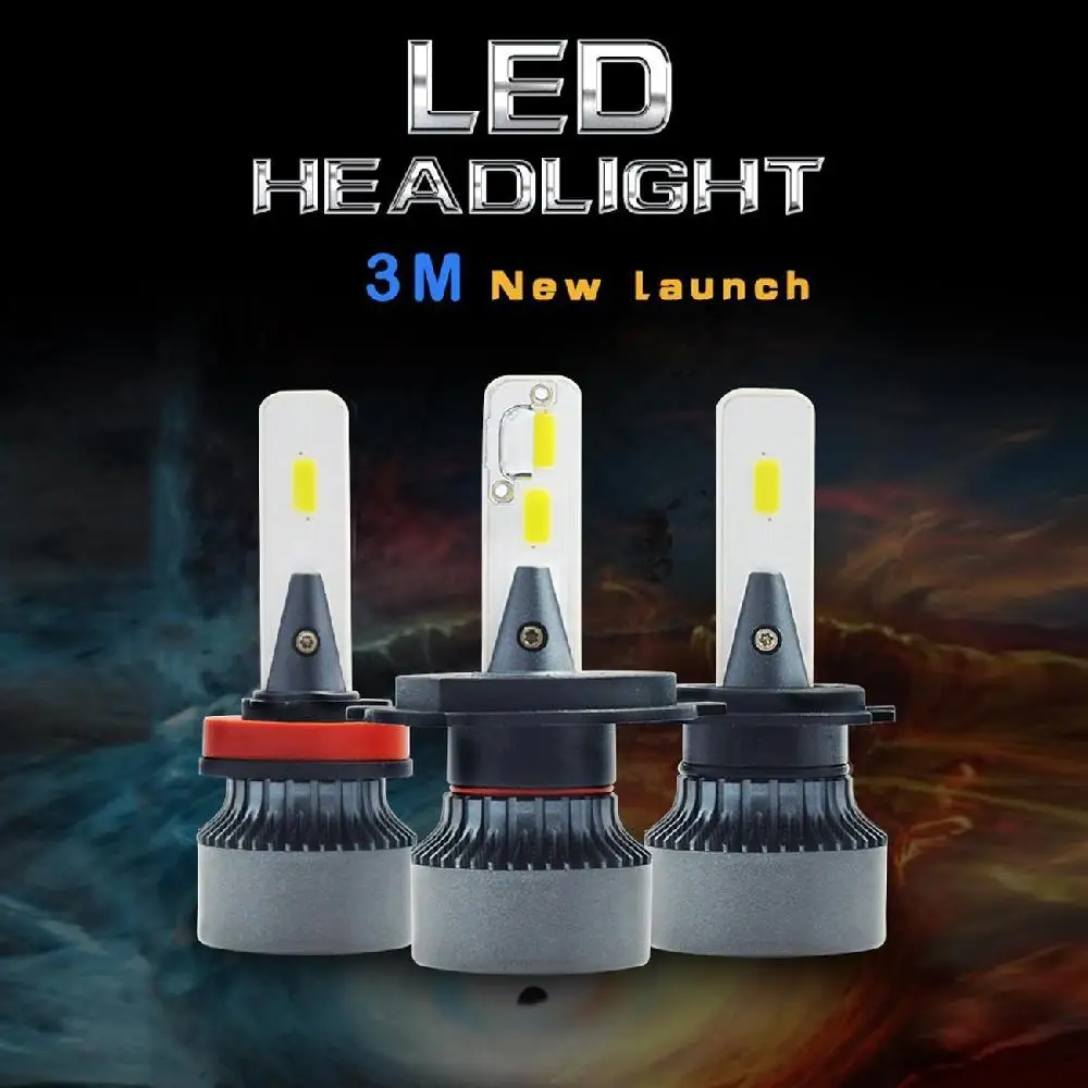 Oslamp H4 H7 9005 9006 H11 автомобиля светодиодный лампы 72 W 8000LM УДАРА фишек Hb3 Hb4