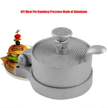 

Burger Press Hamburger Patty Maker Meat Aluminum Alloy Non-Stick for Kitchen -Drop