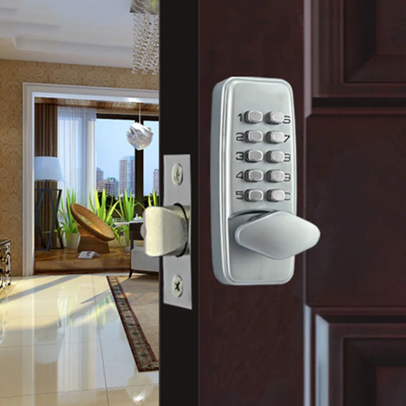 

Door Gate Digital Push Button Lock Key Pad Code Combination Right Left Hand