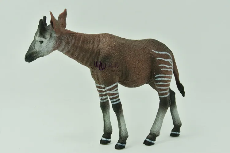 Горячие игрушки: Okapi (Okapia johnstoni the okapi) семейный набор имитационных моделей