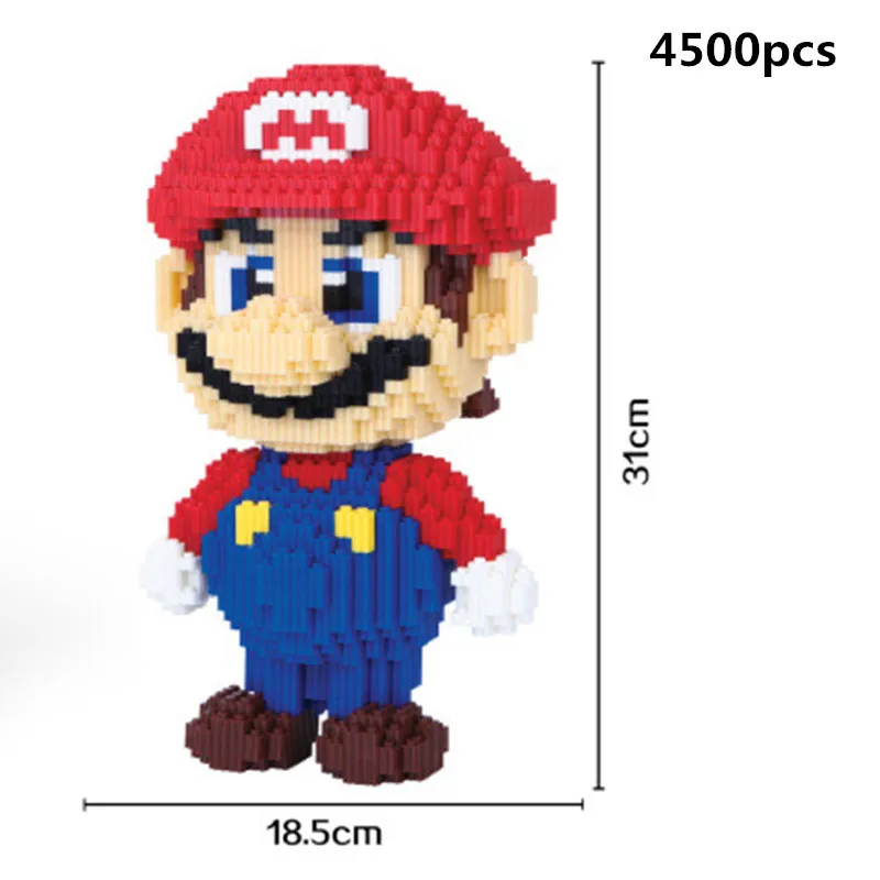 Big Size Super Mario Diamond Diamond Building Blocks Toys Kids DIY  Plastic Assembling Particles Bricks Toy Educational Gift 31cm  (8)