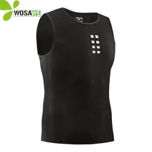 WOSAWE Visible Cycling Vest Breathable Mesh Running Tights Gilet Summer Bicycle Undershirt Clothing Bike Underwear Base Layer цена WOSAWE Visible Cycling Vest Breathable Mesh Running Tights Gilet Summer Bicycle Undershirt Clothing Bike Underwear Base Layer цены онлайн