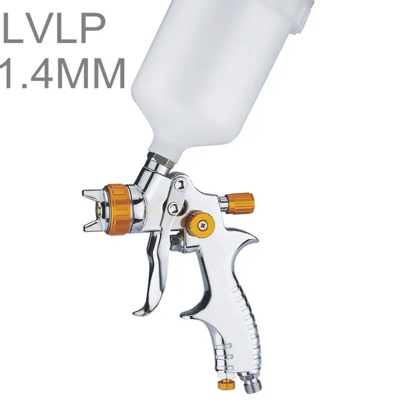LVLP пневматический пистолет-распылитель автомобильный инструмент для окрашивания краски 1,4 мм сопло 600cc чашка Гравитация Автомобильная отделка покрытие Поверхностная краска