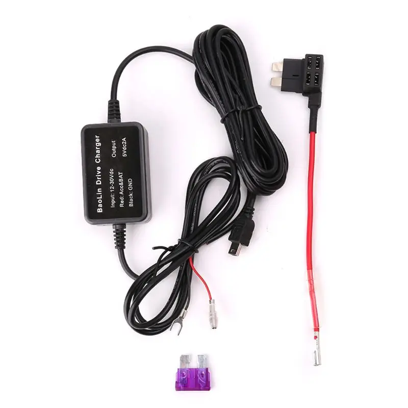 

Mini USB 12V To 5V Power Adapter Low Voltage Protection For Driving Recorder GPS DVR Dash Camera