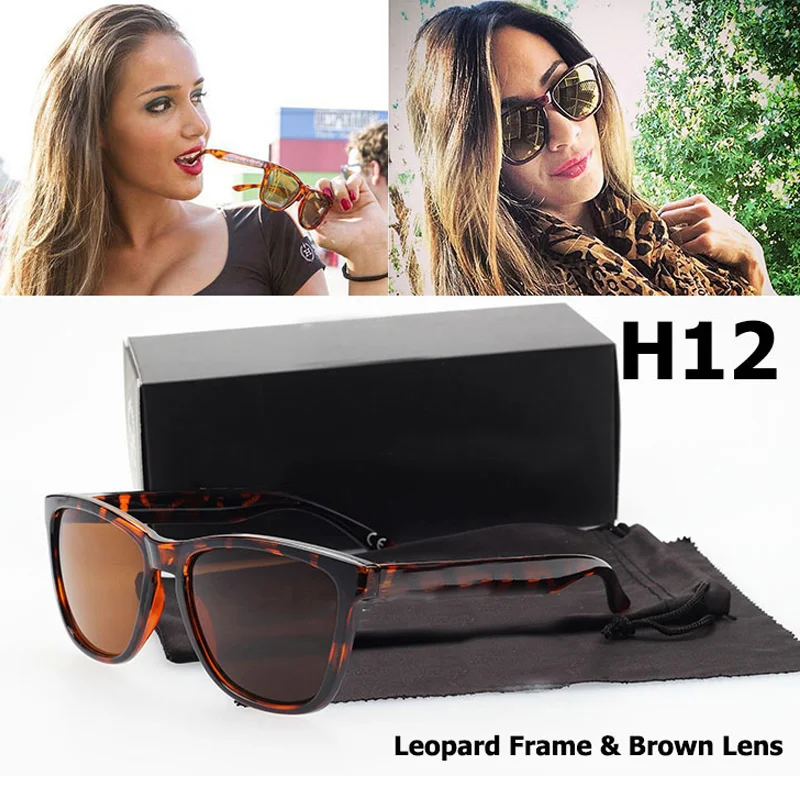 

2019 new Brand design men sunglasses women Driving Brand logo Color Lenses Classic Gafas de sol Transparent frame Goggles sport