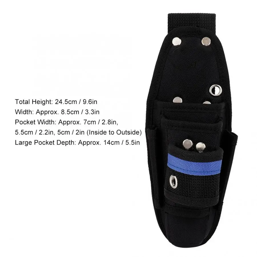 Tool Bag Electrician Woodworking Tool Bag Multifunctional Multi Pockets Portable Electrician Waist Bag Garden Tool Bag Holder trolley tool box