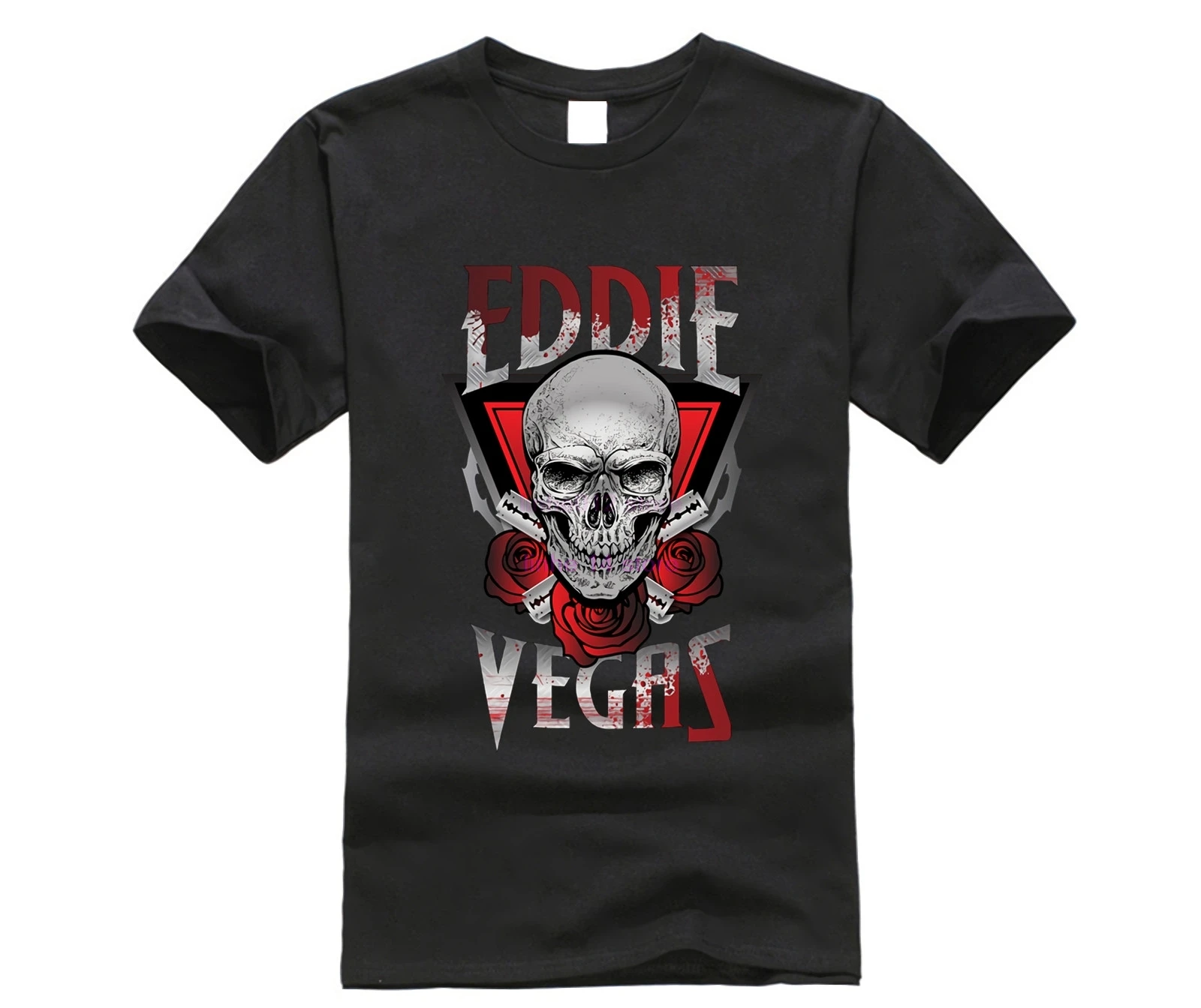 إدي فيغاس المصارعة تي شيرت تيشيرت صيفي أزياء تي شيرت إدي فيغاس المصارعة تي شيرت تيشيرت صيفي أزياء تي شيرت