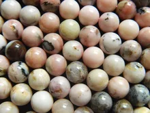 Envío Gratis natural 10mm pink opal smooth granos flojos redondos para la joyería que hace