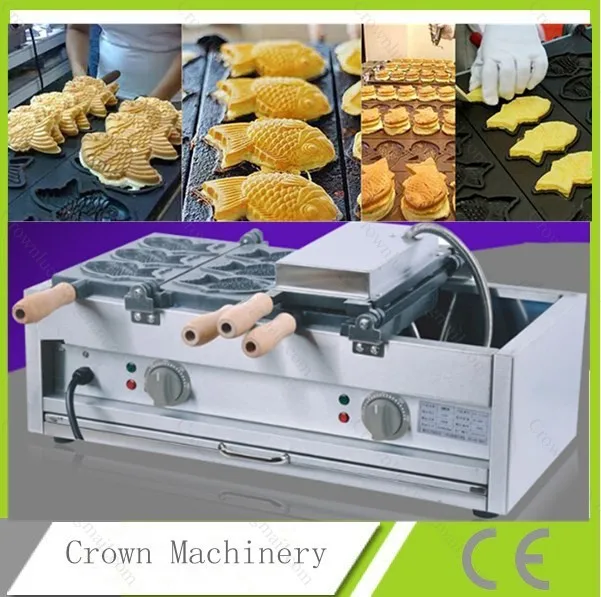 electric 6pcs fish shape taiyaki machine for salefishing net for sale