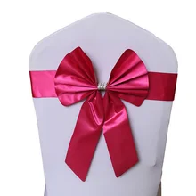 20 шт./лот Председатель Группы эластичный спандекс стул лук для свадебного банкета вечерние украшения событие председатель Пояса noeud де фаэтона Mariage