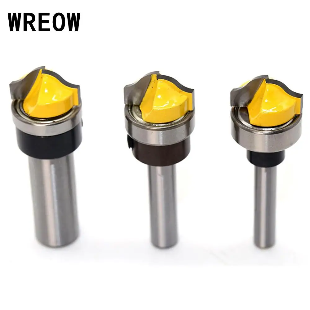 Carbide Alloy Groove Template Router Bit 1/4" 8mm 1/2'' Woodworking