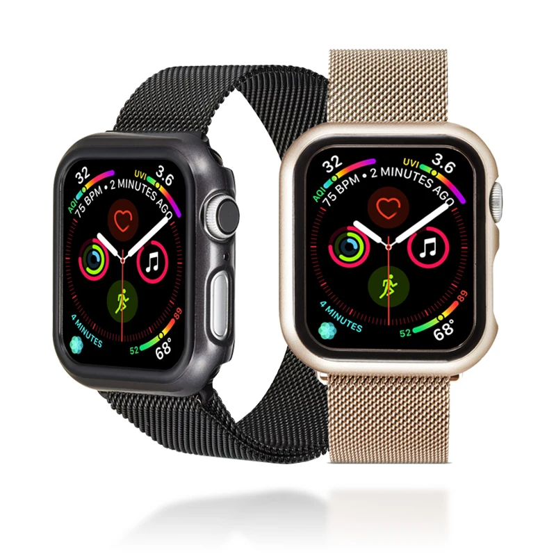 Чехол для часов из поликарбоната чехол Apple Watch 44/40 мм бампер защита от падения