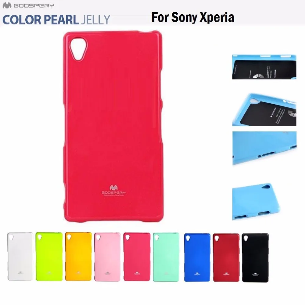 

Mercury GOOSPERY Pearl Jelly Slim TPU Bumper Case Cover For Sony Xperia X XZ XZ1 XZ2 COMPACT PERFORMANCE XA XA1 XA2 XA3 ULTRA