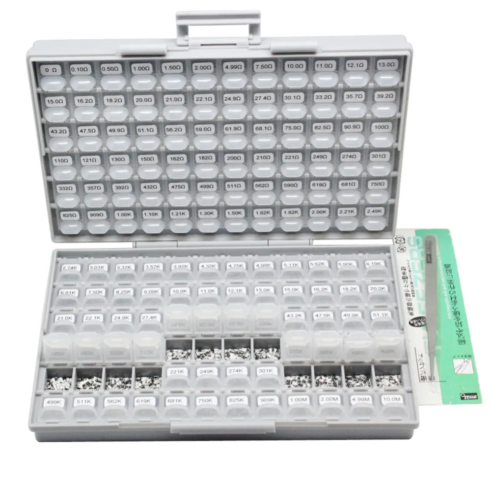 Aliexpress Buy AideTek SMD SMT1206 1 Resistor Kit E96 144 Value 