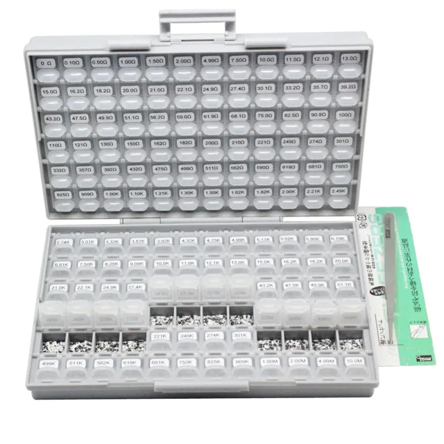 AideTek SMD SMT1206 1 resistor kit E96 assorted 14400 개 BOX