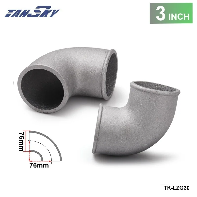 

3" Cast Aluminium Elbow Pipe 90 Degree Intercooler Turbo Tight Bend For GM Holde 69-70 TK-LZG30