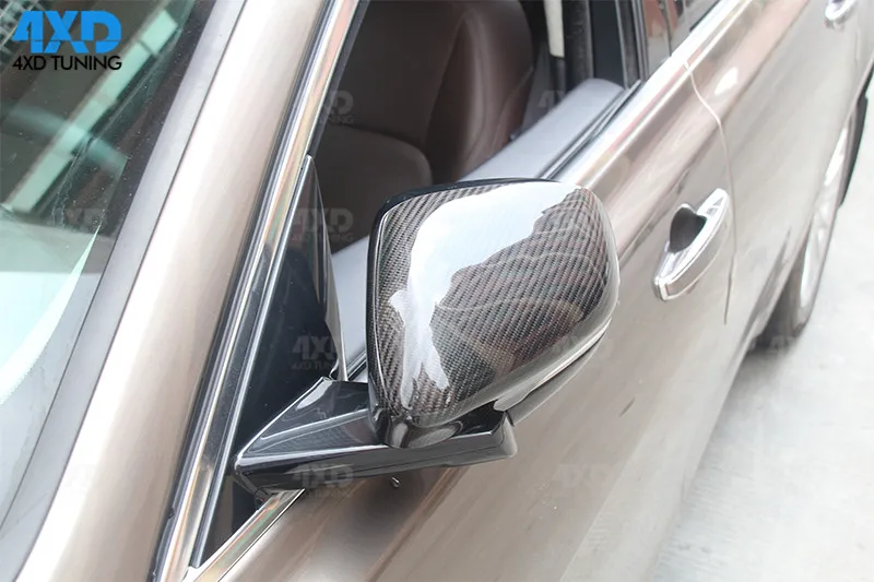 XJ зеркало замены крышки объектива для Jaguar XF XKR XF XK углерода боковые зеркала заднего вида 2011 2012 2013