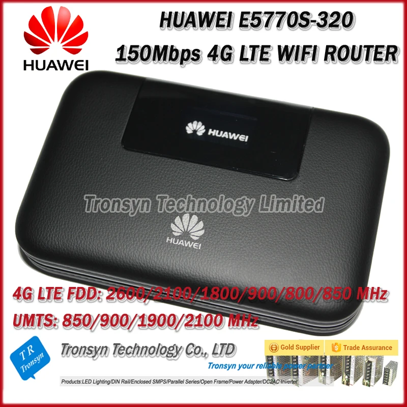 Оригинальный Новый разблокированный мобильный WiFi роутер Huawei E5770S 320 150 Мбит/с 4G LTE с