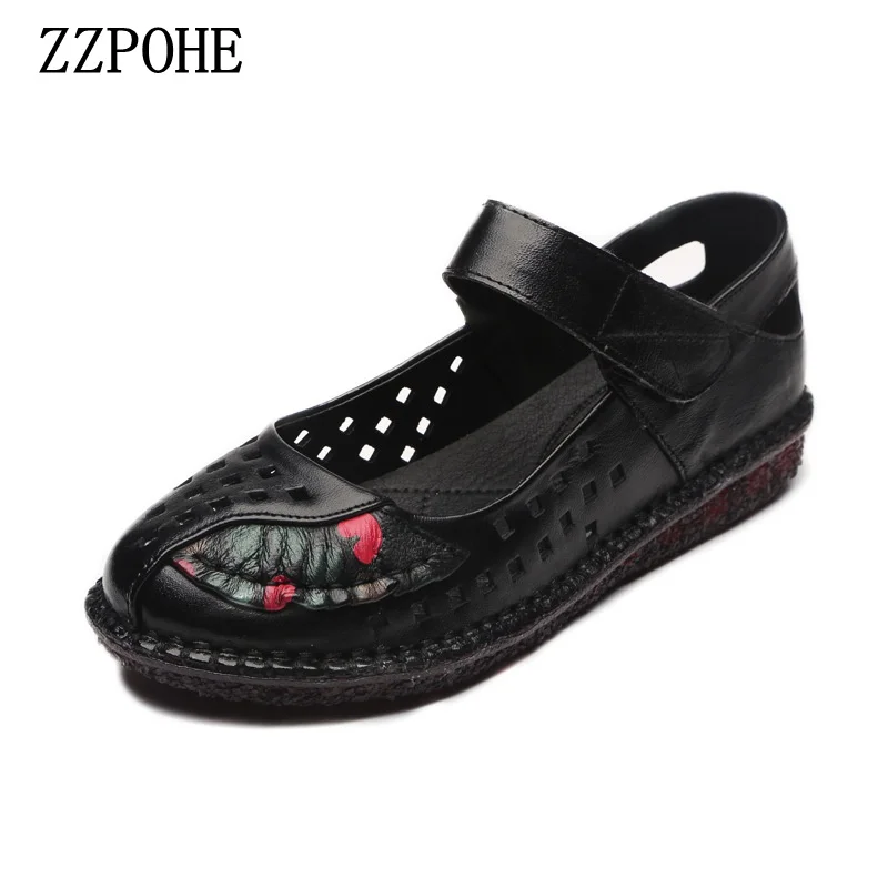 

Mother sandals middle-aged Comfortable summer new soft-bottomed fashion sandals casual non-slip ladies sandals free shipping