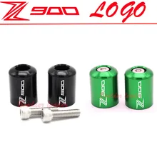 Для Kawasaki z900 z-900 Аксессуары для мотоциклов алюминиевый Ручки рулевые для мотоциклов бар заканчивается Кепки крышка ползунок сцепление Кепки Plug ЧПУ