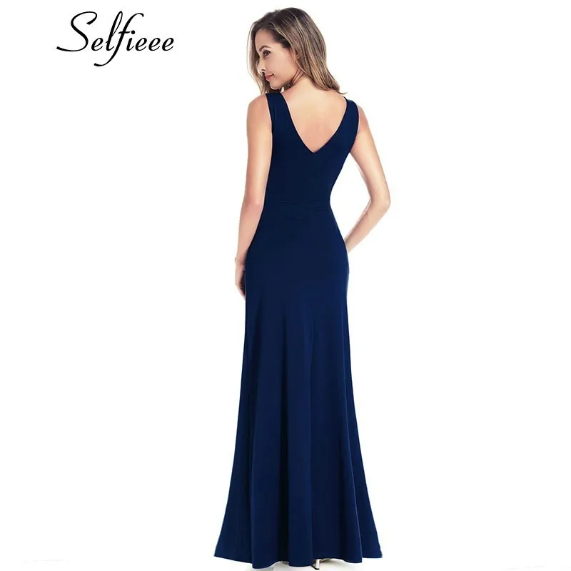 مثير أزياء النساء فساتين حورية البحر الخامس الرقبة السامي سبليت Bodycon الكشكشة فستان صيفي ل مساء حزب Vestidos دي فييستا دي نوش