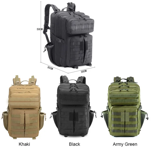 Details about / 28L Tactical Backpacks Molle Hiking daypacks for Camping Hiking 28l-army Green