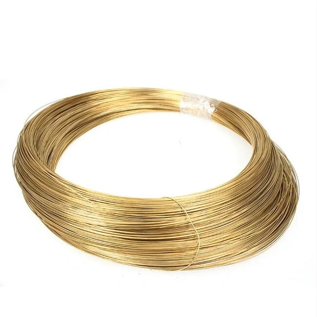 high quality H62 0.3MM X 5M Brand New brass wire rod copper round wire