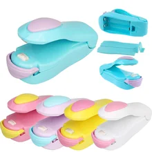 1 шт. Бытовая мини-машина для термической герметизации, керамический ИМПУЛЬСНЫЙ ГЕРМЕТИК, уплотнительная упаковочная машина, пластиковый пакет, домашняя пищевая закуска, ручное давление