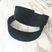 3 шт DIY наголовный обруч заколка для волос для женщин атласные покрытые бархатные повязки на волосы заколки с лентой удобный аксессуар, лента для волос