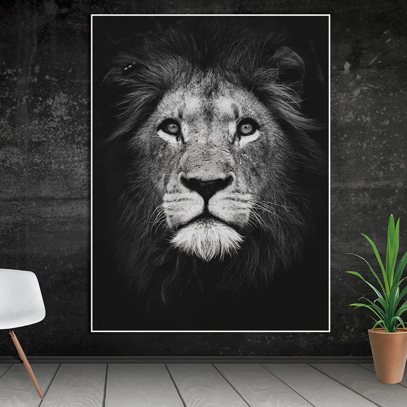 Nordic-poster-canvas-Wall-art-animal-canvas-painting-home-deor-Wall-Pictures-print-for-Living-Room