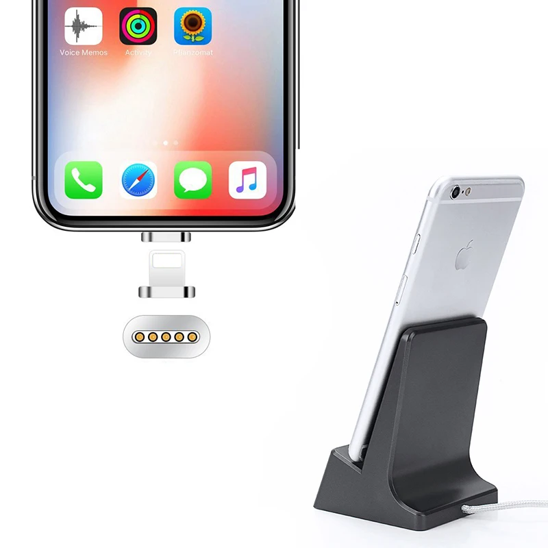 Suntaiho Magnetic Charging Dock Station for iPhone Charger/Micro USB/USB C Magnetic adsorption Charger for IOS/Android/Type C Suntaiho Magnetic Charging Dock Station for iPhone Charger/Micro USB/USB C Magnetic adsorption Charger for IOS/Android/Type C