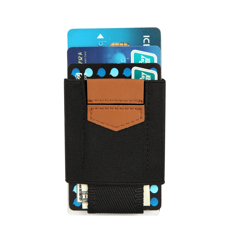 Elastic Credit Card Holder Mini ID Card Holder Cardholder Minimalist