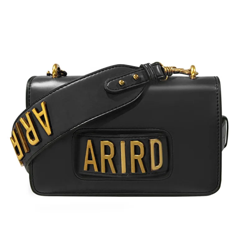 

2019 New Luxury Fashion Metal Letter Shoulder Messenger Bags Women Purse and Handbags Crossbody Bags for Women