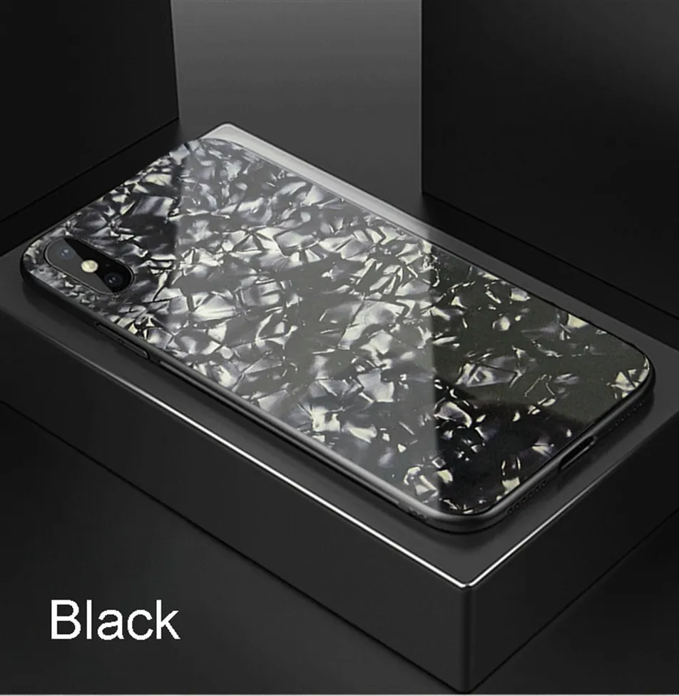 Shell Cases For Iphone X Case Shockproof Hard Patterned Cover Tempered Glass On The For IphoneX Case Apple 10 Coque Luxury (12)