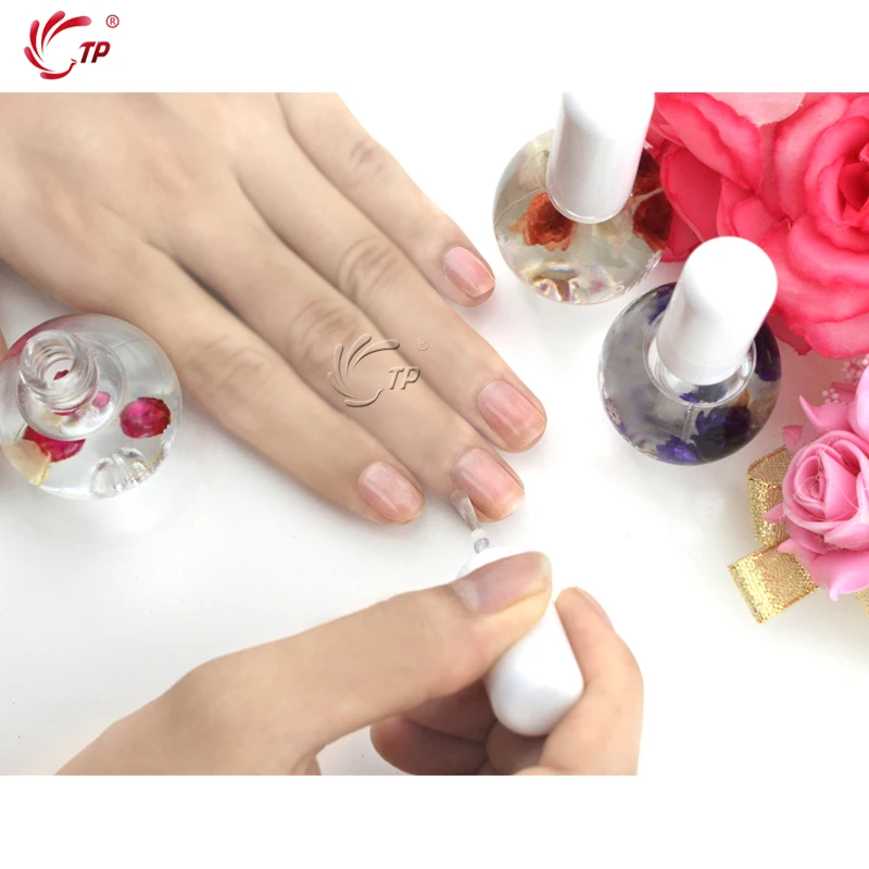 TP 1pc 14ml Dry Flower Nutrition Oil Nail Care Tools Nutrition Polish Oil UV Gel Nail Treatment Nail Lacquer