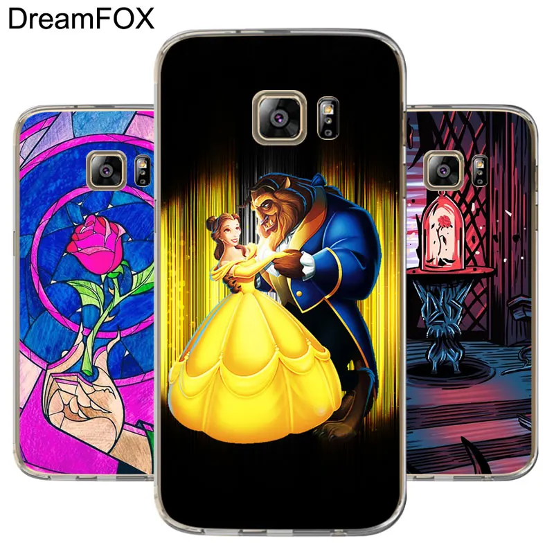 DREAMFOX L564 Beauty Beast Soft TPU Silicone Case Cover For Samsung Galaxy Note S 6 7 8 9 10 10e 11 11e Lite Edge Plus |