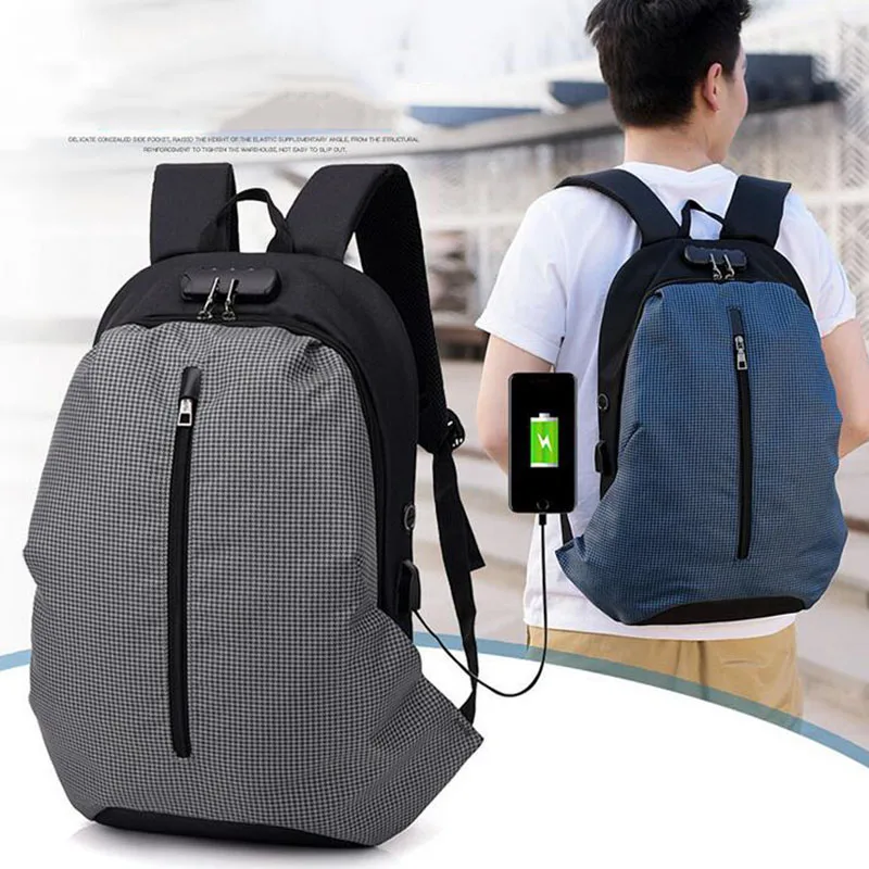 Рюкзак OZUKO мужской с защитой от кражи USB 2018|Рюкзаки| |