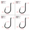 100pcs/lot High Carbon Fishing Hook 3#-15# Single Hook With Eye Carp Catfish Anzol Peche Japan Fishing Tackle Jig Fishhook ► Photo 3/6