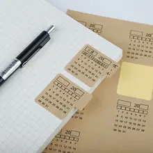 

Cute Kawaii Memo Pad Sticky Notes Handwritten Calendar Notebook Index Label Paper Planner Stickers Office School Supplies