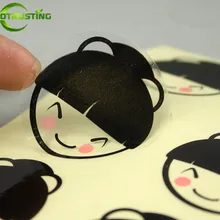 Leotrusting 1000 шт. Круглый с индивидуальным принтом прозрачные пластиковые наклейки приглашение на празднование свадьбы подарок на день рождения наклейки