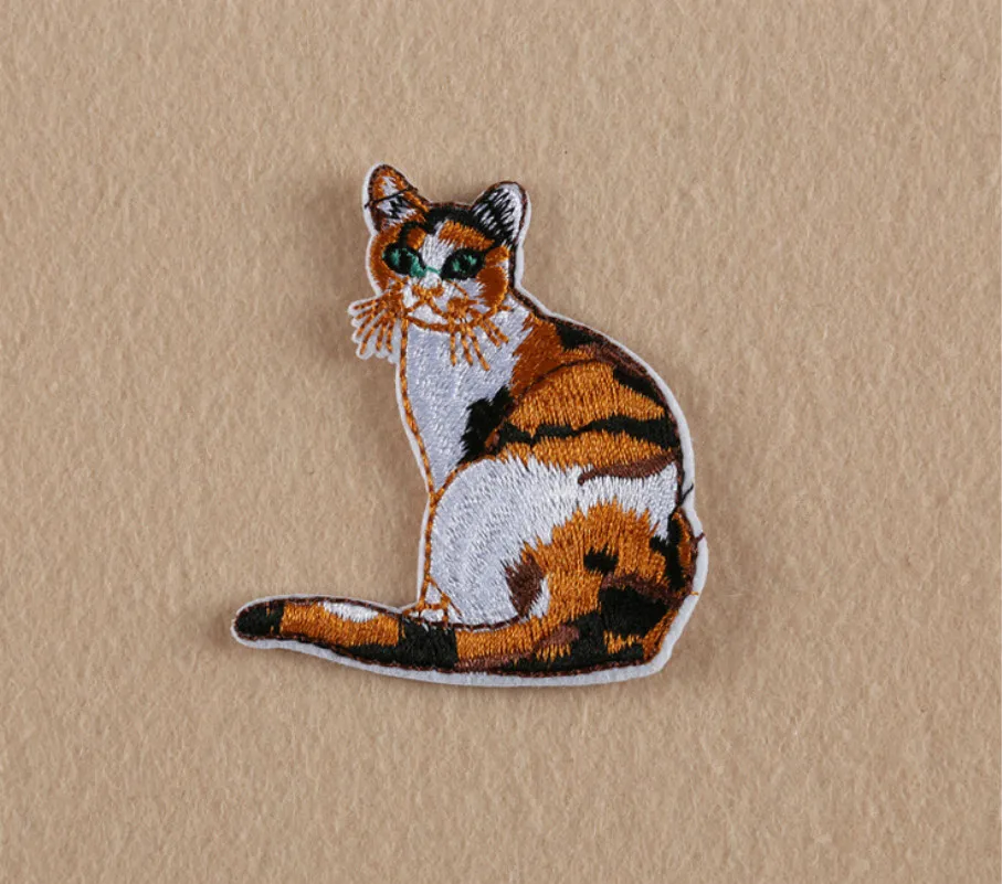 Free Shipping10 pcs/Lot Embroidered Animal Cat 4 Sew on Iron On Patch