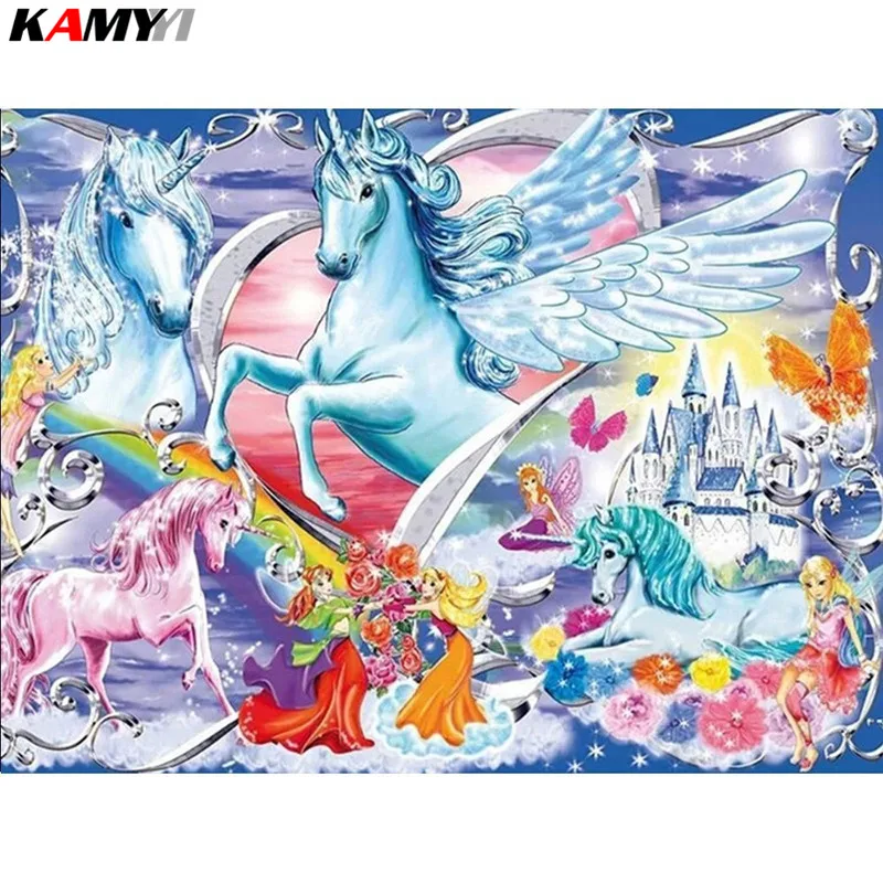 

Full Square Diamond Mosaic Animal Diamond Embroidery Cross Stitch Horse Picture Of Rhinestones Diamond Painting Handmade XY1