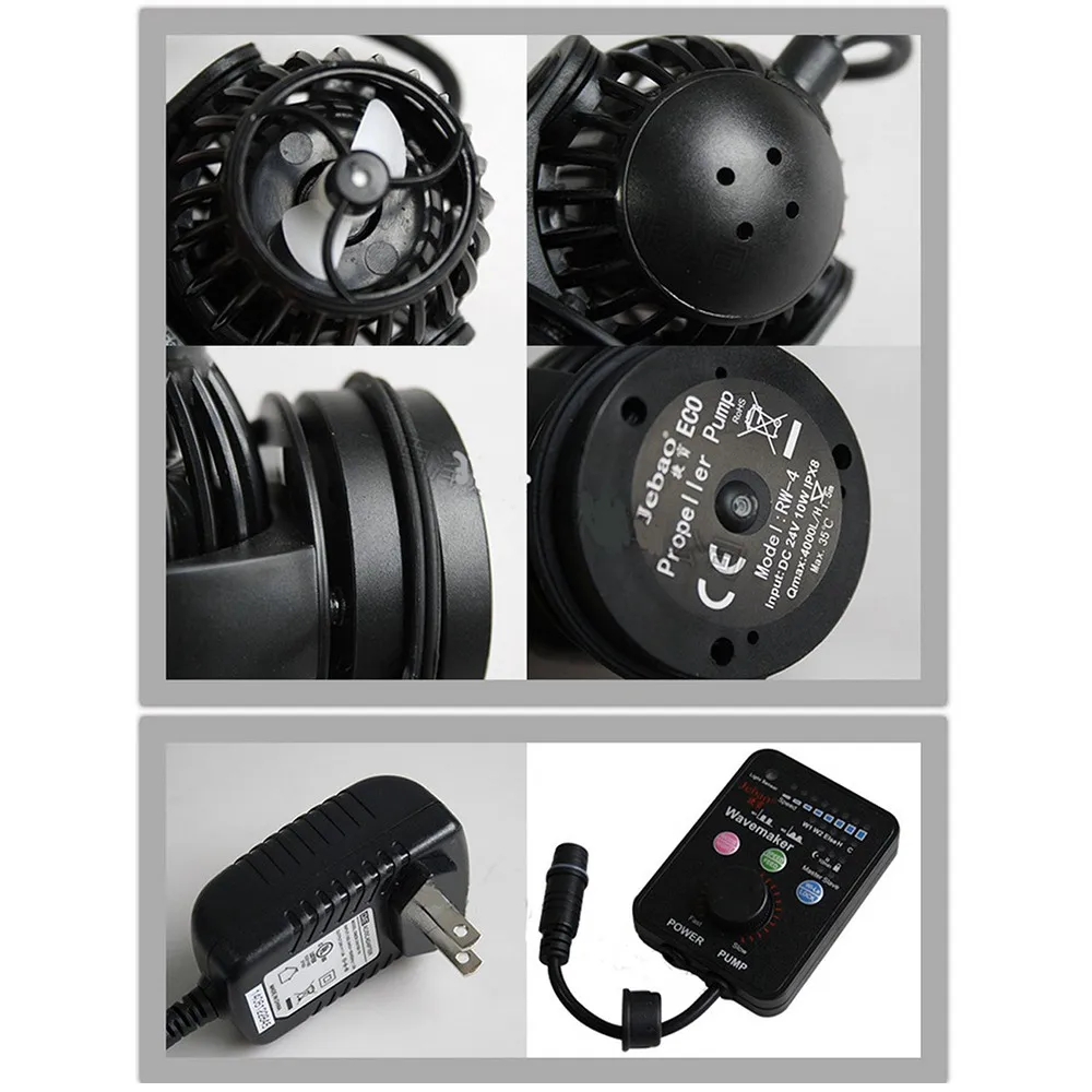 Wavemaker with smart controller Impeller Pump For Reef Marine 110~240V RW-4 RW-8 RW-15 RW-20Fish Ponds Aquarium Wave Maker