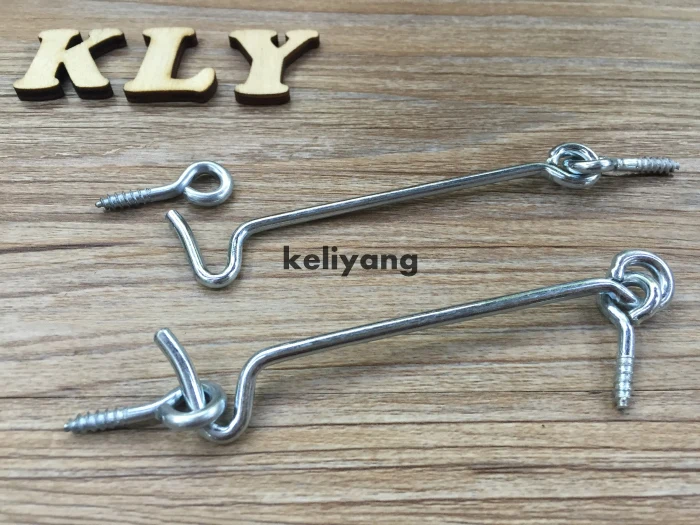 4 inch Door Window Catch Eye Cabin Hook,Window Screen Hook and Eyes