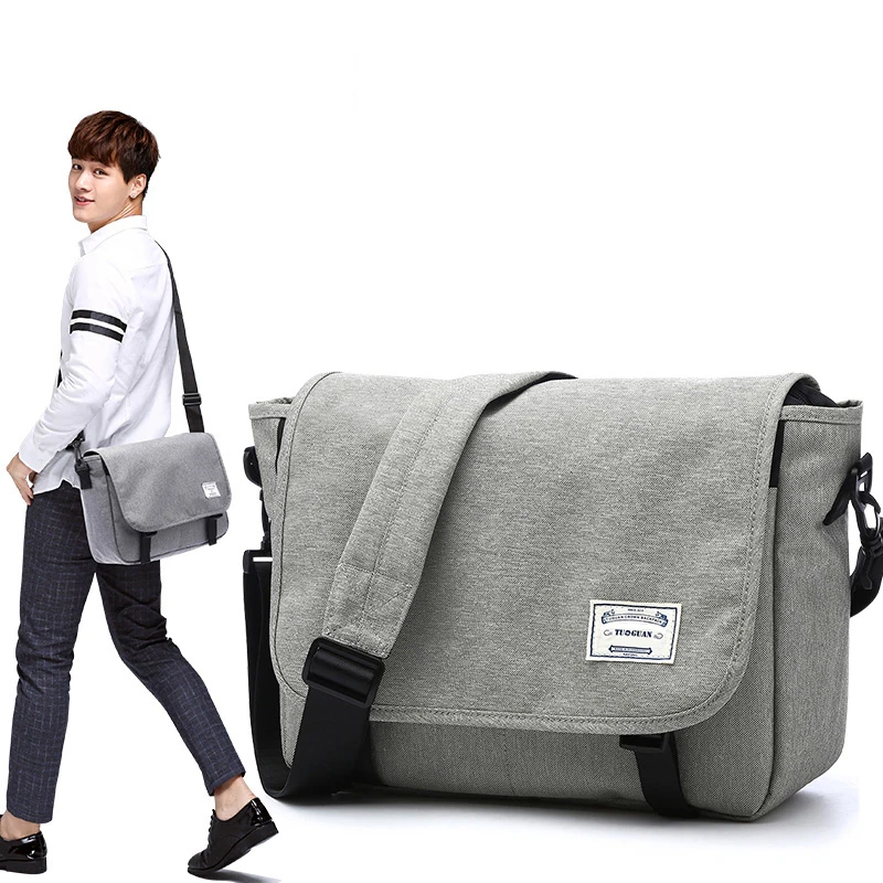

Fashion Men Women Canvas Nylon Casual Messeger Bag Laptop Book Bag Shopping Travel Shoulder Bag