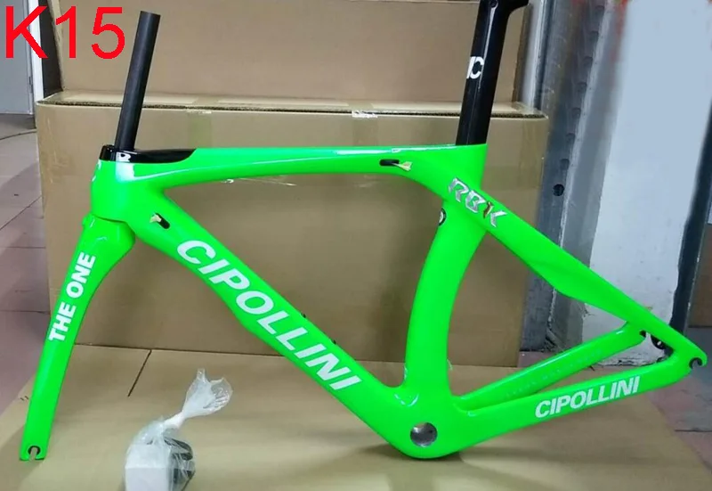 Discount 2018 newest carbon road bike frame black grey Cipollini RB1K THE ONE Carbon Road Frame free shipping di2 bike carbon road frame 17