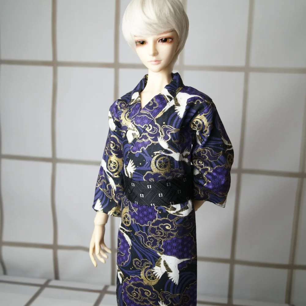 

OOAK Japan Style Kimono Outfits For 1/4 17" 44cm 1/3 1/6 Tall male BJD doll MSD yosd SD DK DZ AOD DD Doll free shipping