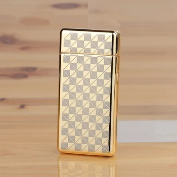 

Cigarette Lighter Windproof Metal Electric Arc Lighter Electric Plasma Pulse USB Rechargeable Cigar Smoking Lighter For Man