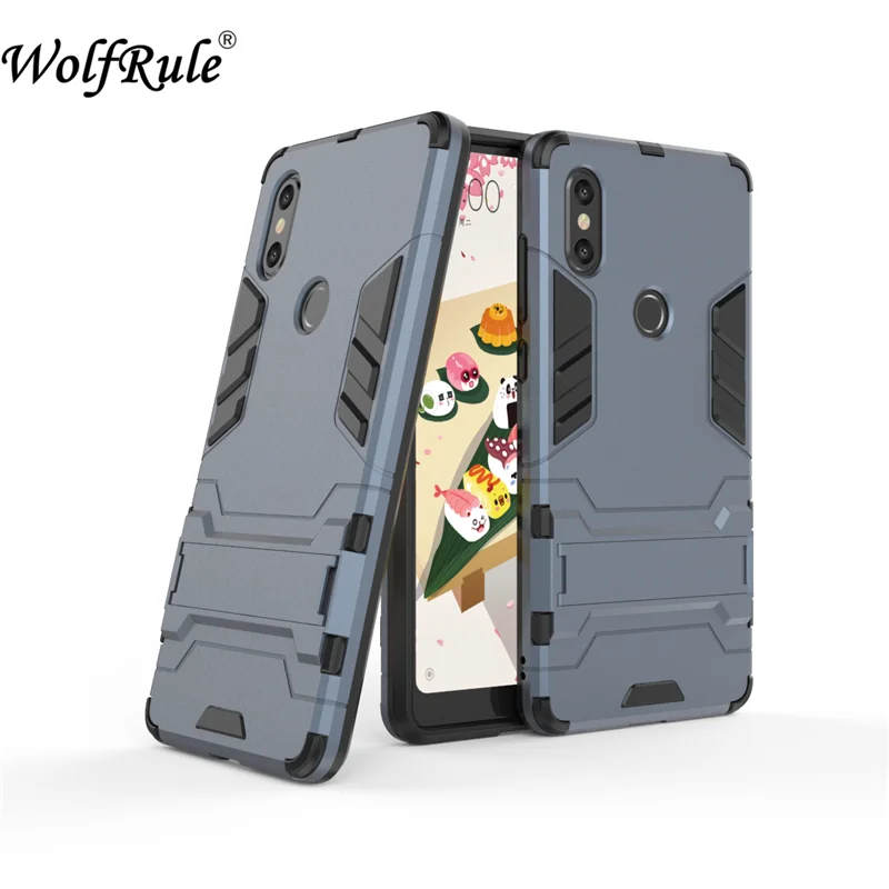 Чехол wolfrole для Xiaomi Mi Mix 2S мягкий силиконовый + жесткий пластиковый чехол с
