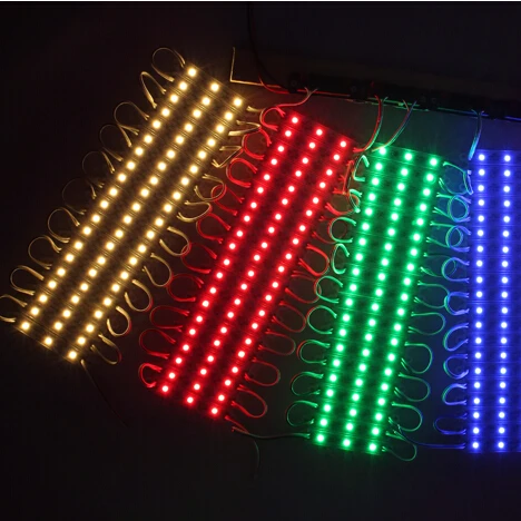Низкая цена высокая мощность разноцветных Водонепроницаемый IP65 5050 SMD 3 светодиодный модуль, светодиоды полосы света 12 В постоянного тока